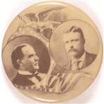 McKinley and Roosevelt Sepia Jugate