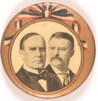 McKinley, Roosevelt Ribbon Design Jugate