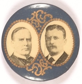McKinley, TR Gold Filigree Blue Jugate