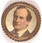 Bryan Framed Silver Celluloid