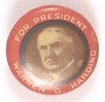 Harding Red Border Celluloid
