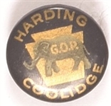 Harding, Coolidge Pennsylvania Keystone