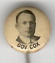 Gov. Cox Ohio Celluloid