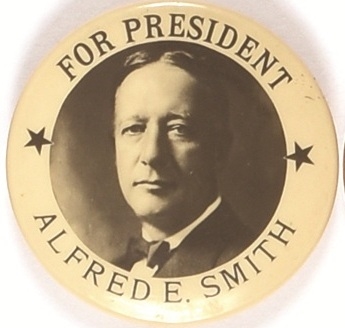 Smith for President 2 Stars Pin, Unusual Version
