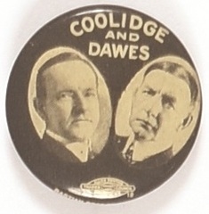 Coolidge and Dawes Black and White Jugate