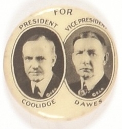 Coolidge and Dawes Jugate