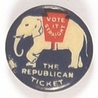 Coolidge Republican Ticket Elephant Smaller Size Pin