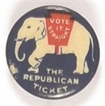Coolidge Republican Ticket Elephant Smaller Size Pin