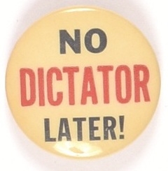 Willkie No Dictator Later