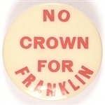 No Crown for Franklin
