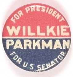 Willkie and Parkman Massachusetts Coattail