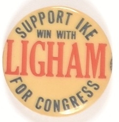 Eisenhower, Ligham New Jersey Coattail