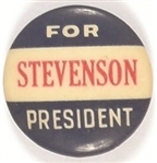 Stevenson for President RWB Celluloid