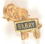 Goldwater Clutchback Elephant Pin