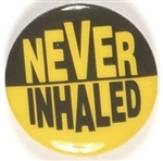 Clinton Never Inhaled