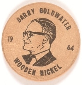 Goldwater Wooden Nickel