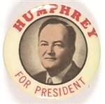 Humphrey for President 1960 Celluloid