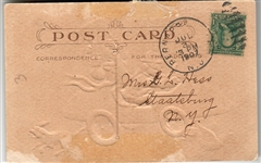 TR, Uncle Sam Race Car Postcard