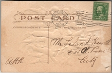 Uncle Sam With Territories Postcard