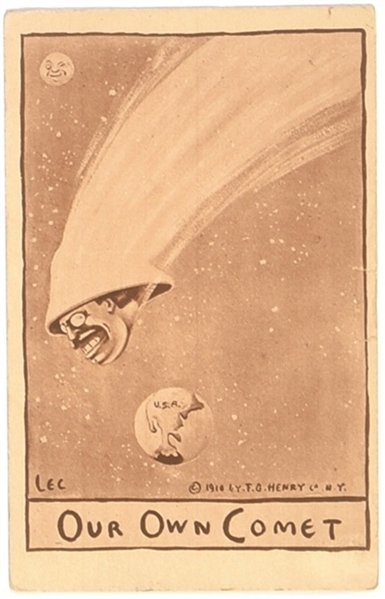Roosevelt Our Own Comet Postcard