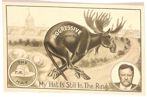 TR Hat in the Ring Postcard