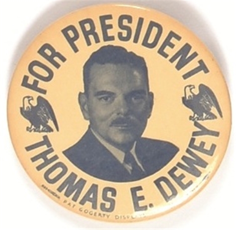 Dewey Large Eagles Celluloid