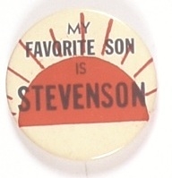 My Favorite Son is Stevenson