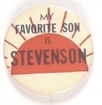 My Favorite Son is Stevenson