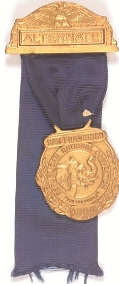 Goldwater 1964 Alternate Delegate Badge