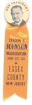 Johnson New Jersey Inaugural Badge