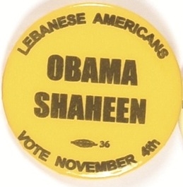 Obama, Shaneen Lebanese Americans Celluloid