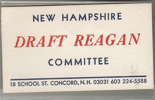 New Hampshire Draft Reagan Committee