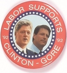 Labor Supports Clinton and Gore