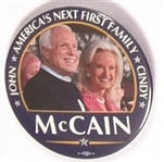 John and Cindy McCain First Family