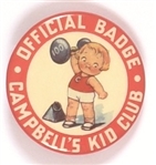 Campbells Kid Club Official Badge