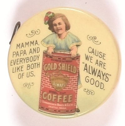 Gold Shield Coffee Tape Measure