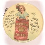 Gold Shield Coffee Tape Measure
