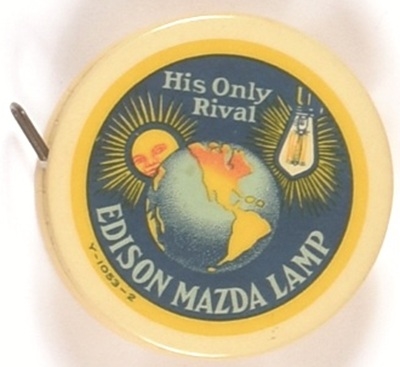 Edison Mazda Lamp Tape Measure