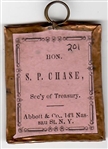 Salmon P. Chase Civil War Tintype