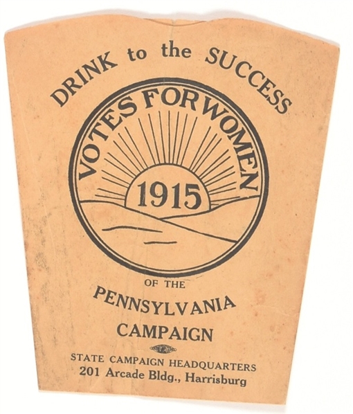 Votes for Women Drink to Success Cup Holder