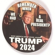 Trump a Real President