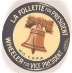 LaFollette Wisconsin Liberty Bell Pin