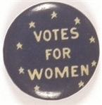 Votes for Women Blue Celluloid, 9 Stars
