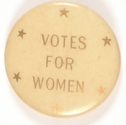 Votes for Women 6 Stars Pin