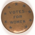 Votes for Women Gold and Black, 9 Stars Pin