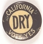 California Dry Vote Yes