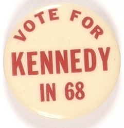Vote for Kennedy in 68