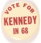 Vote for Kennedy in 68