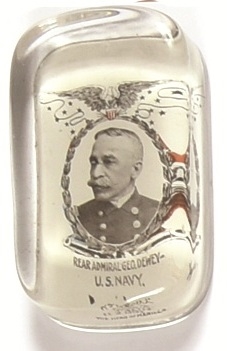 Dewey Spanish-American War Paperweight