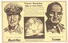 Truman, MacArthur Wake Island Postcard No. 1